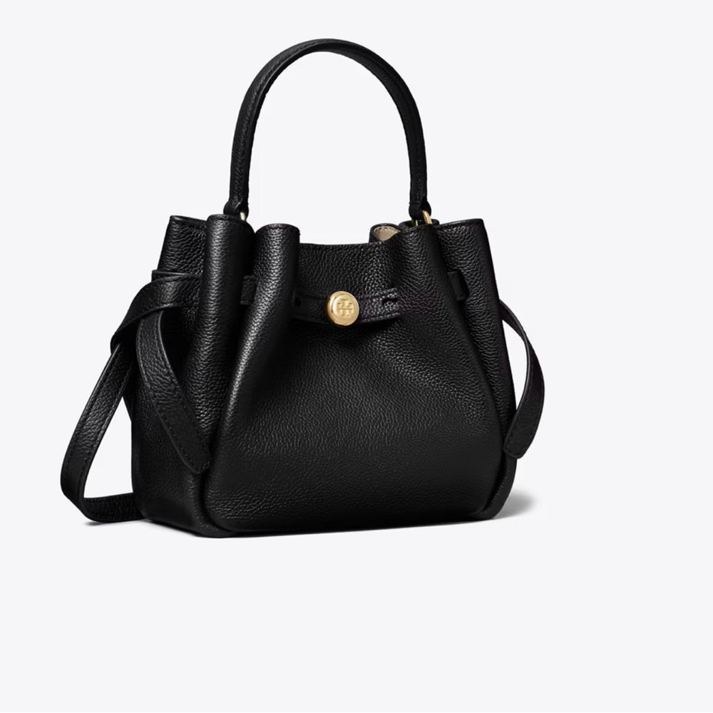 Tory Burch Elegant Black Leather Crossbody Bag - Picture 2 of 2